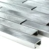 Mosaikfliesen Aluminium Metall Silber Mix 2 Mosaikfliesen Aluminium Metall Silber Mix -Mosafil Shop mosaikfliesen aluminium metall silber mix 1 89