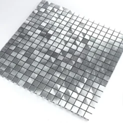 Mosaikfliesen Aluminium Mono Silber 15x15x8mm 8 Mosaikfliesen Aluminium Mono Silber 15x15x8mm -Mosafil Shop mosaikfliesen aluminium mono silber 15x15x8mm 3 59