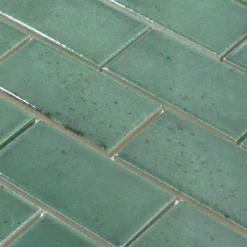 Keramik Mosaikfliesen Eldertown Brick Dunkelgrün -Mosafil Shop mosaikfliesen bellavista brick keramik gruen 02 jpg fd8b