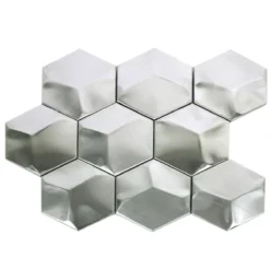 Mosaikfliesen Edelstahl Contender Hexagon Matt 9 Mosaikfliesen Edelstahl Contender Hexagon Matt -Mosafil Shop mosaikfliesen edelstahl contender hexagon matt 4 22