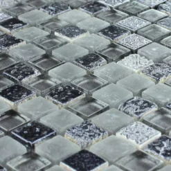 Mosaikfliesen Escimo Glas Naturstein Mix Grey Black 8 Mosaikfliesen Escimo Glas Naturstein Mix Grey Black -Mosafil Shop mosaikfliesen escimo glas naturstein mix grey black 2 18