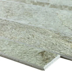 Mosaikfliesen Findlay Selbstklebend Steinoptik Grau