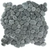 Mosaikfliesen Flusskiesel Anthrazit -Mosafil Shop mosaikfliesen flusskiesel anthrazit 1 19