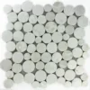 Mosaikfliesen Flusskiesel Coin Rund Weiss -Mosafil Shop mosaikfliesen flusskiesel coin rund weiss 1 49