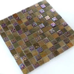 Mosaikfliesen Glas Kalkstein Marmor Phoenix Braun -Mosafil Shop mosaikfliesen glas kalkstein marmor phoenix braun 3 32