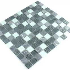 Mosaikfliesen Glas Marmor Grau 25x25x4mm 8 Mosaikfliesen Glas Marmor Grau 25x25x4mm -Mosafil Shop mosaikfliesen glas marmor grau 25x25x4mm 3 90