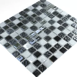 Mosaikfliesen Glas Marmor Schwarz Grau 9 Mosaikfliesen Glas Marmor Schwarz Grau -Mosafil Shop mosaikfliesen glas marmor schwarz grau 3 64