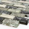 Mosaikfliesen Glas Naturstein Bricks Bruchglas Grün Grau 2 Mosaikfliesen Glas Naturstein Bricks Bruchglas Grün Grau -Mosafil Shop mosaikfliesen glas naturstein bricks bruchglas gruen grau 1 36