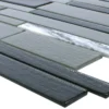 Mosaikfliesen Glas Naturstein Kalamos Schwarz Grau -Mosafil Shop mosaikfliesen glas naturstein kalamos schwarz grau 1 20