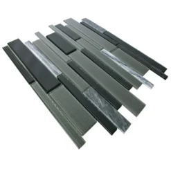 Mosaikfliesen Glas Naturstein Kalamos Schwarz Grau -Mosafil Shop mosaikfliesen glas naturstein kalamos schwarz grau 3 44