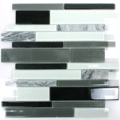 Mosaikfliesen Glas Naturstein Kalamos Schwarz Weiss -Mosafil Shop mosaikfliesen glas naturstein kalamos schwarz weiss 4 59