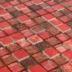 Mosaikfliesen Glas Naturstein Maya Red -Mosafil Shop mosaikfliesen glas naturstein maya red 2 40