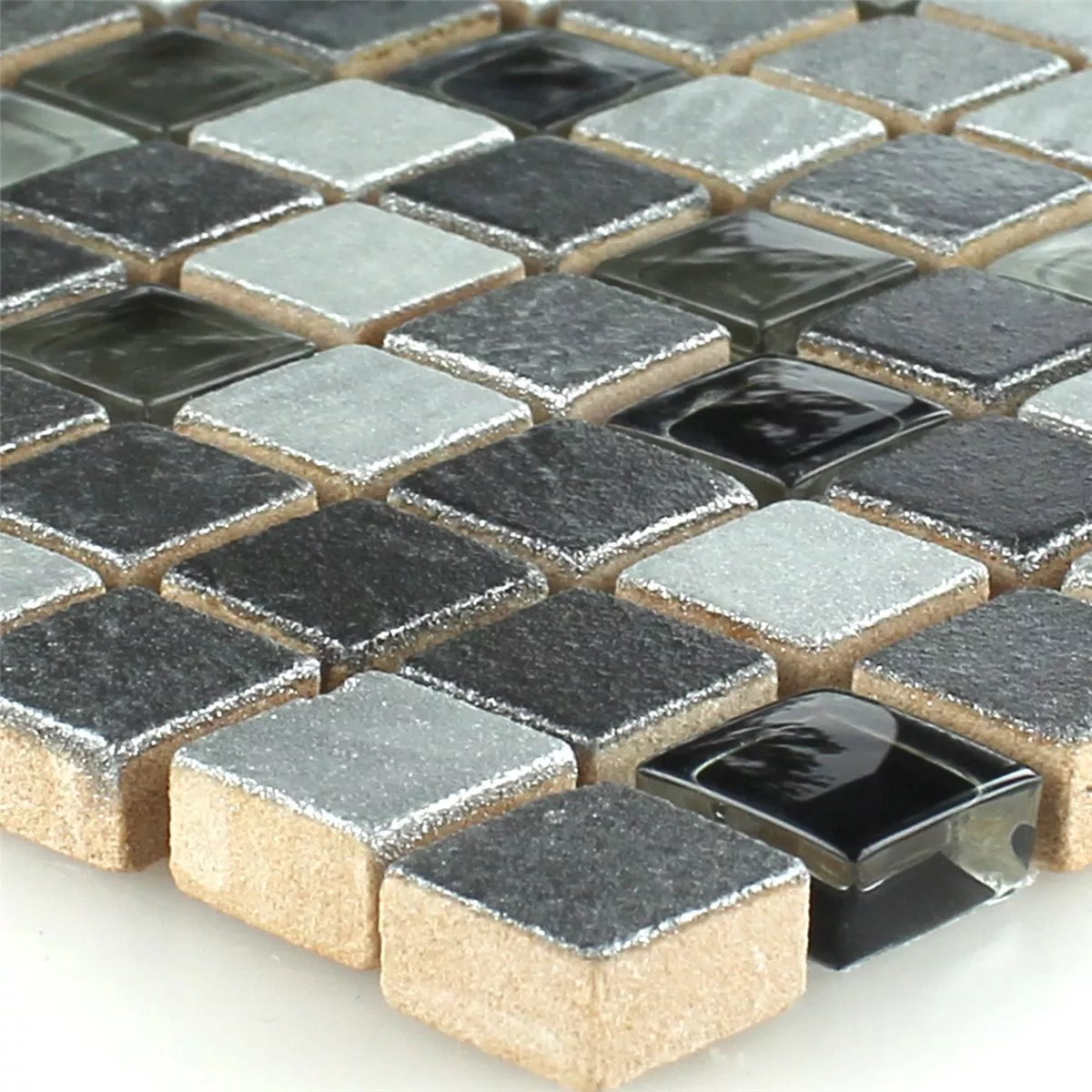 Mosaikfliesen Glas Naturstein Mix 3 Mosaikfliesen Glas Naturstein Mix