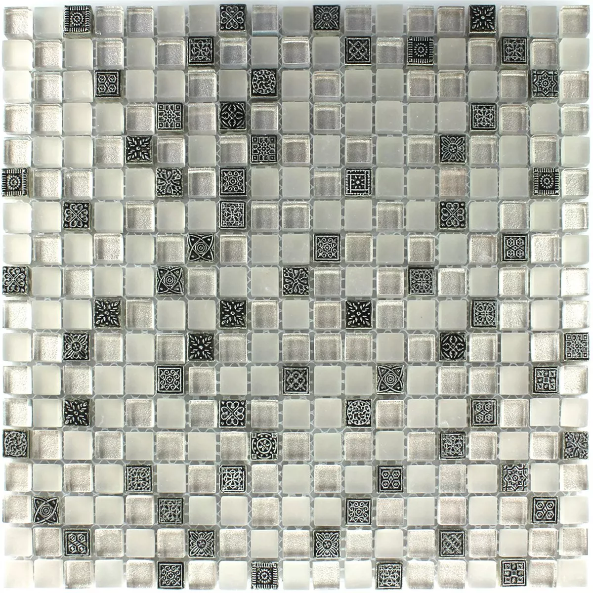 Mosaikfliesen Glas Naturstein Ornament Champagne 6 Mosaikfliesen Glas Naturstein Ornament Champagne – Bild 4