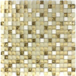 Mosaikfliesen Glas Naturstein Weiß Gold Mix -Mosafil Shop mosaikfliesen glas naturstein weiss gold mix 4 26