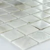 Mosaikfliesen Glas Perlmutt Effekt 25x25x2mm Weiss -Mosafil Shop mosaikfliesen glas perlmutt effekt 25x25x2mm weiss 1 69