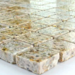 Mosaikfliesen Granit 23x23x8mm Braun