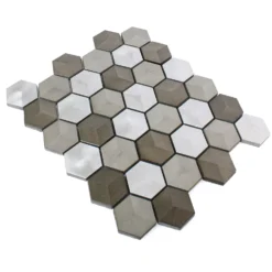 Mosaikfliesen Hexagon Kandilo Schlamm 8 Mosaikfliesen Hexagon Kandilo Schlamm -Mosafil Shop mosaikfliesen hexagon kandilo schlamm 3 5