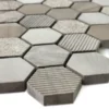 Mosaikfliesen Hexagon Naturstein Mocca Braun 2 Mosaikfliesen Hexagon Naturstein Mocca Braun -Mosafil Shop mosaikfliesen hexagon naturstein mocca braun 1 25