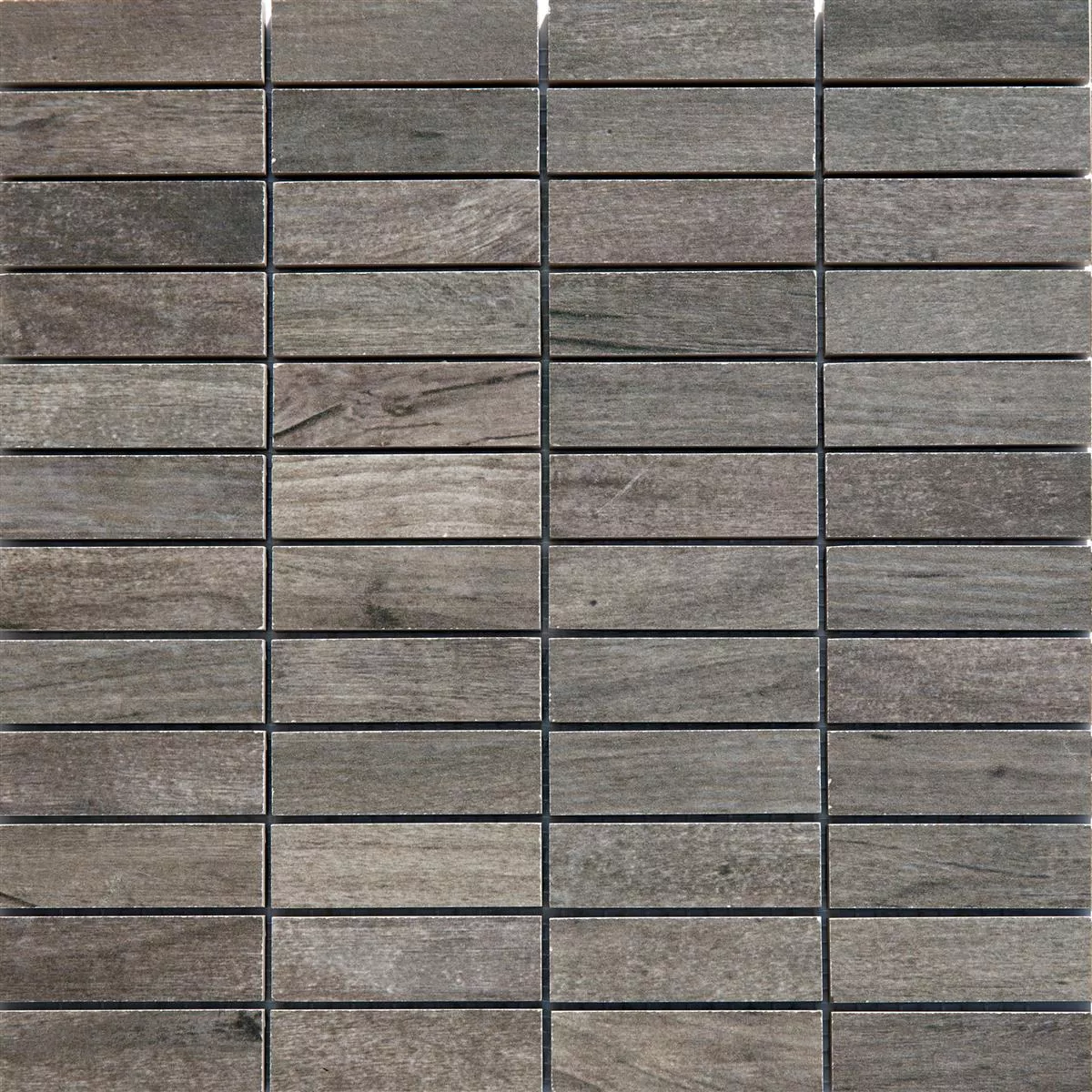 Mosaikfliesen Holzoptik Feinsteinzeug Emparrado Grau 3 Mosaikfliesen Holzoptik Feinsteinzeug Emparrado Grau
