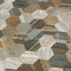Mosaikfliesen Holzoptik Metall Hexagon Selbstklebend Morelia -Mosafil Shop mosaikfliesen holzoptik metall hexagon selbstklebend morelia 2 65