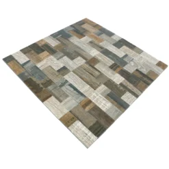 Mosaikfliesen Holzoptik Metall Selbstklebend Morelia Kombi -Mosafil Shop mosaikfliesen holzoptik metall selbstklebend morelia kombi 3 0