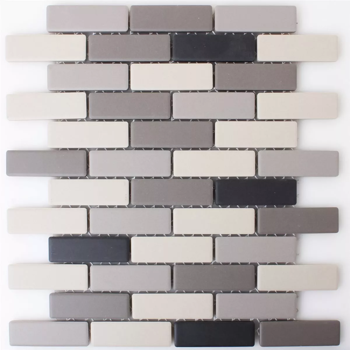 Mosaikfliesen Keramik Beige Grau Unglasiert 6 Mosaikfliesen Keramik Beige Grau Unglasiert – Bild 4