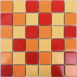 Mosaikfliesen Keramik Dordogne Gelb Orange Rot 48 -Mosafil Shop mosaikfliesen keramik dordogne gelb orange rot 48 4 94