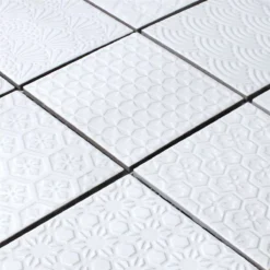 Alternative view of Mosaikfliesen Keramik Istria Weiss