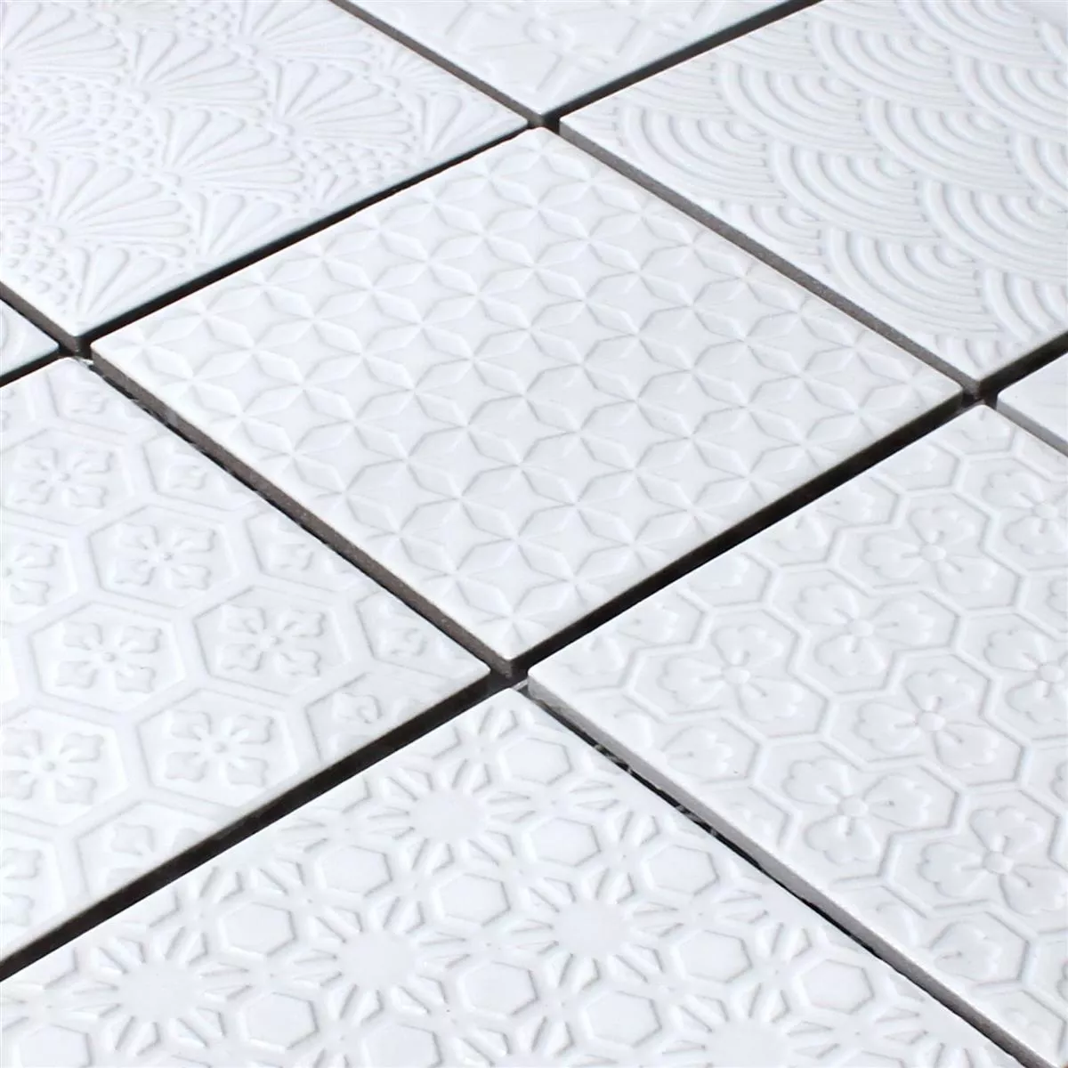 Mosaikfliesen Keramik Istria Weiss 4 Mosaikfliesen Keramik Istria Weiss – Bild 2