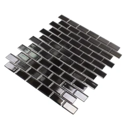 Mosaikfliesen Keramik Manila Schwarz Glänzend -Mosafil Shop mosaikfliesen keramik manila schwarz glaenzend 3 85