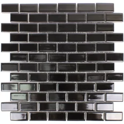 Mosaikfliesen Keramik Manila Schwarz Glänzend -Mosafil Shop mosaikfliesen keramik manila schwarz glaenzend 4 18