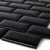 Mosaikfliesen Keramik Metro Facette Schwarz Glänzend 2 Mosaikfliesen Keramik Metro Facette Schwarz Glänzend -Mosafil Shop mosaikfliesen keramik metro mit facette schwarz glaenzend 1 51