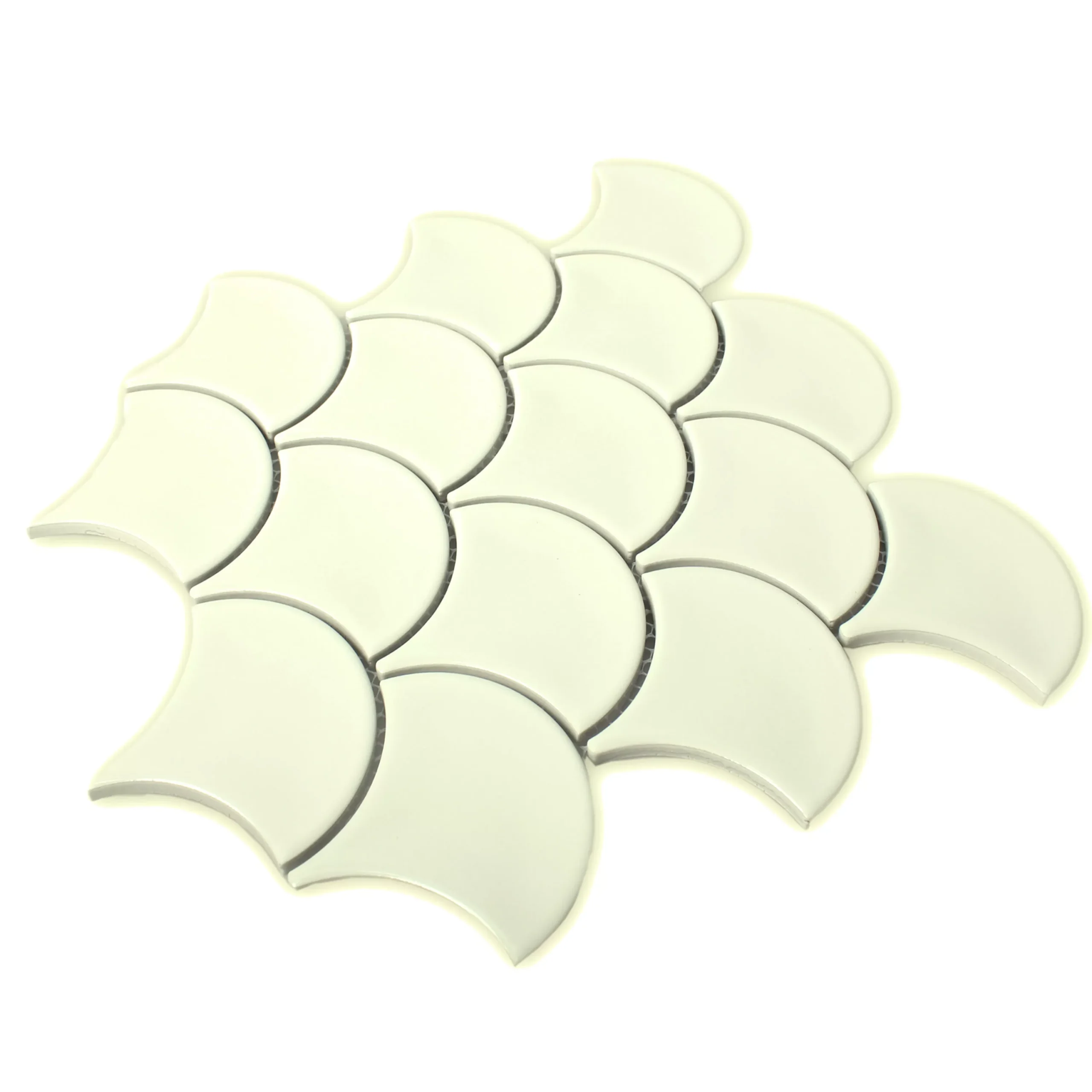 Mosaikfliesen Keramik Miles Elfenbein Glänzend 5 Mosaikfliesen Keramik Miles Elfenbein Glänzend – Bild 3