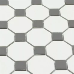 Alternative view of Mosaikfliesen Keramik Octagon Navajo Weiß