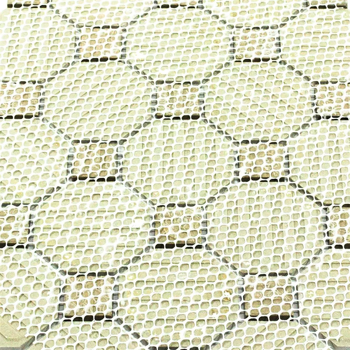 Mosaikfliesen Keramik Octagon Navajo Weiß 8 Mosaikfliesen Keramik Octagon Navajo Weiß – Bild 6