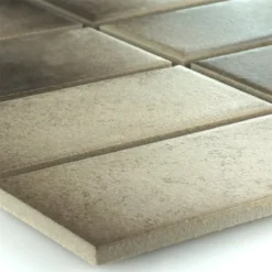 Mosaikfliesen Keramik Rutschhemmend Beige Braun