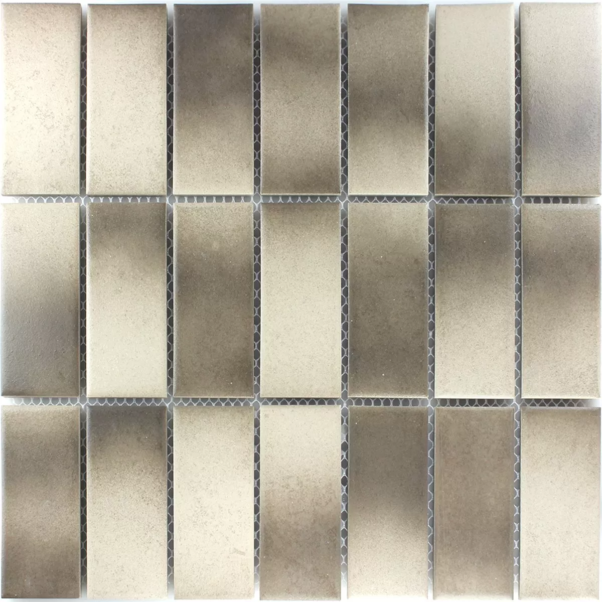 Mosaikfliesen Keramik Rutschhemmend Beige Braun 6 Mosaikfliesen Keramik Rutschhemmend Beige Braun – Bild 4
