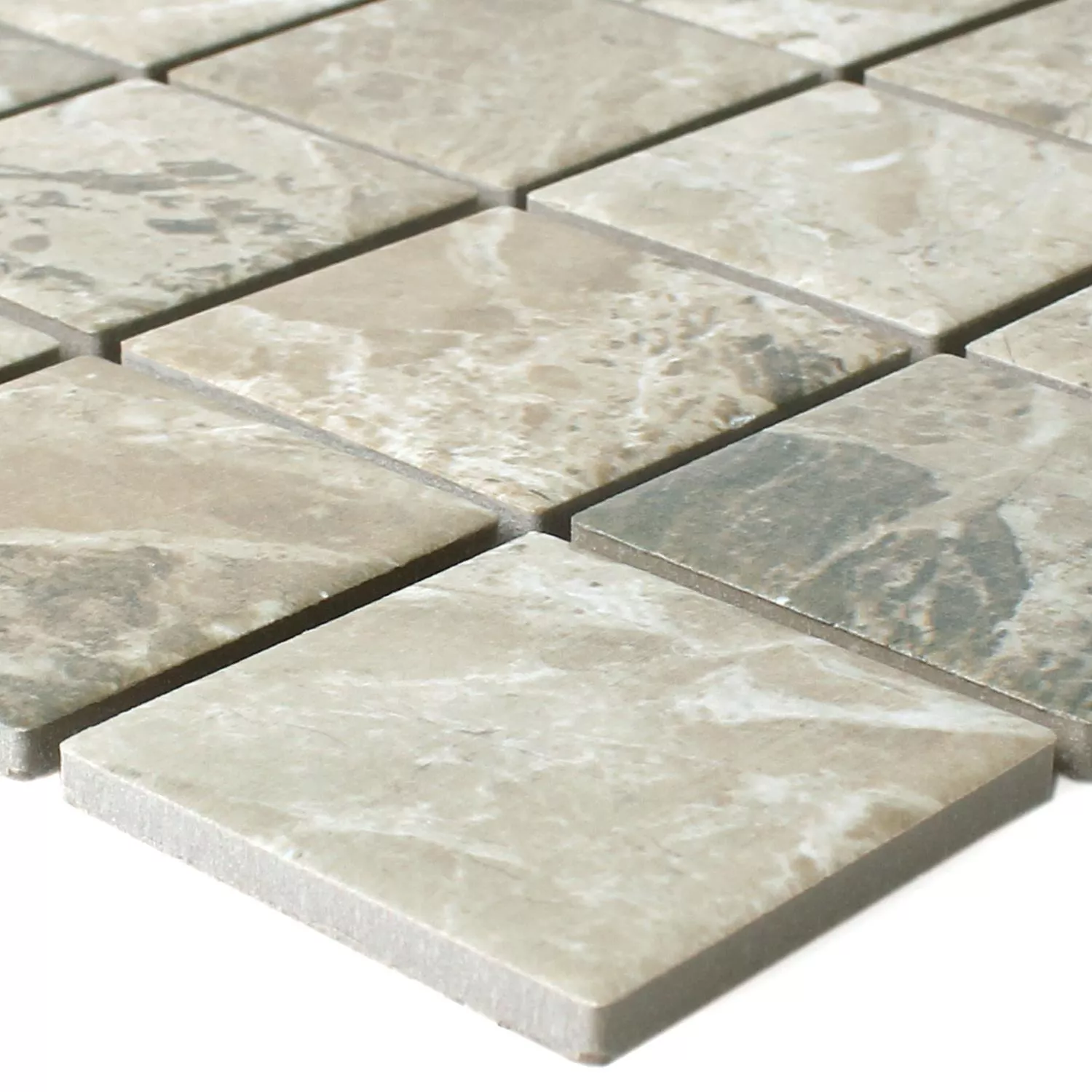 Mosaikfliesen Keramik Sahara Steinoptik Braun 3 Mosaikfliesen Keramik Sahara Steinoptik Braun