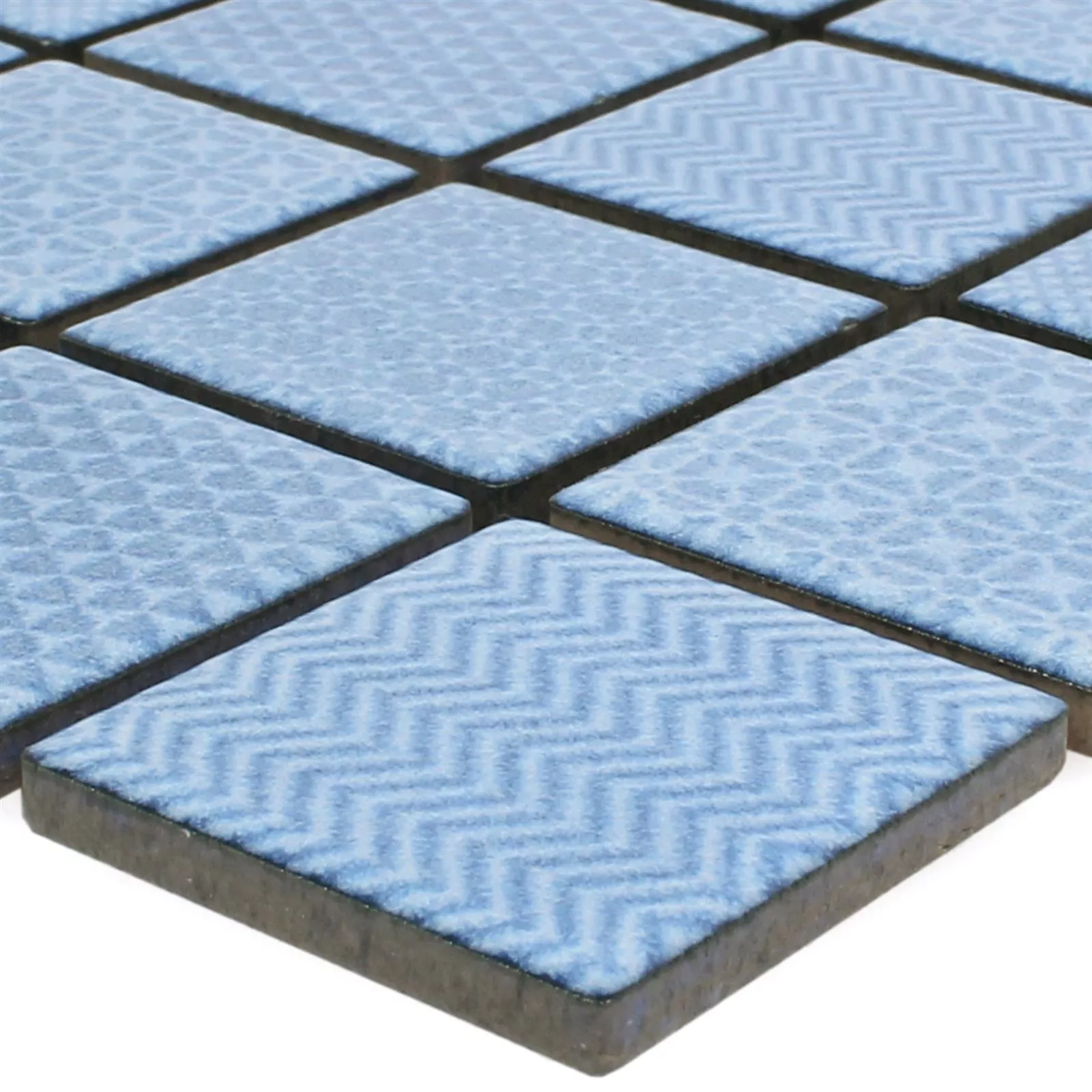 Mosaikfliesen Keramik Sapporo Blau 3 Mosaikfliesen Keramik Sapporo Blau