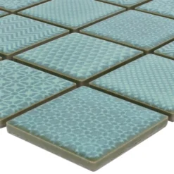 Mosaikfliesen Keramik Sapporo Grün