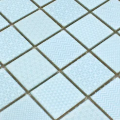Alternative view of Mosaikfliesen Keramik Sapporo Hellblau