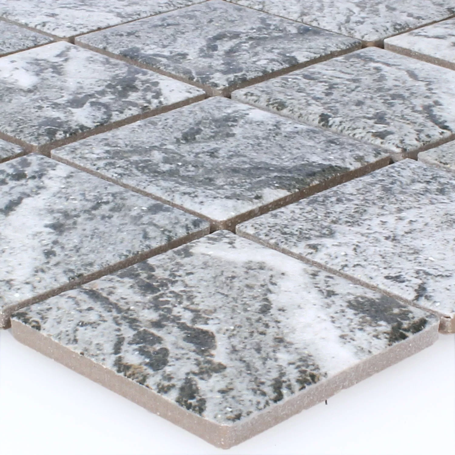 Mosaikfliesen Keramik Steinoptik Herkules Grau 48 3 Mosaikfliesen Keramik Steinoptik Herkules Grau 48