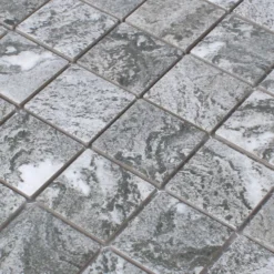 Alternative view of Mosaikfliesen Keramik Steinoptik Herkules Grau 48