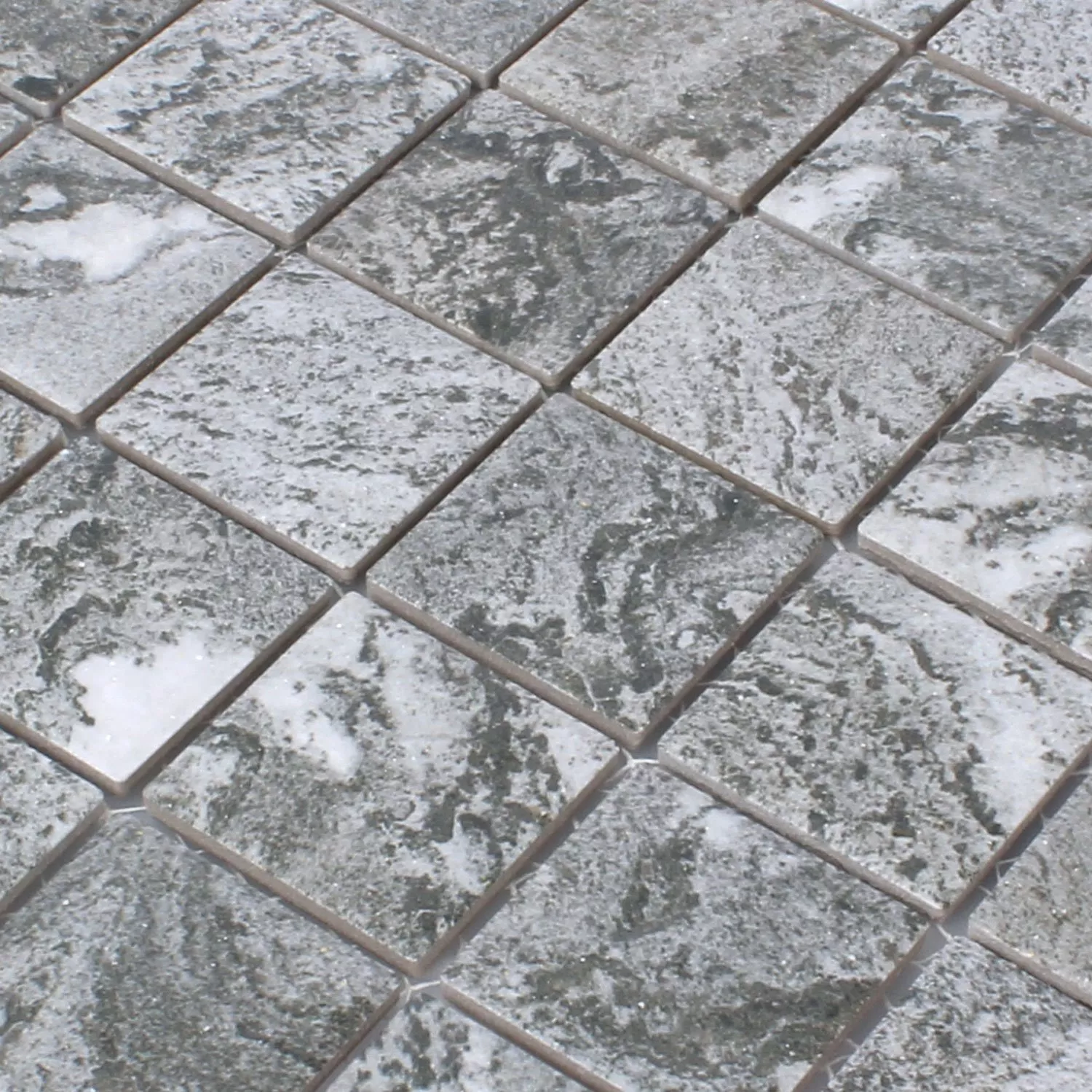 Mosaikfliesen Keramik Steinoptik Herkules Grau 48 4 Mosaikfliesen Keramik Steinoptik Herkules Grau 48 – Bild 2