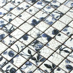 Mosaikfliesen Keramik Strawberry Weiss Blau 8 Mosaikfliesen Keramik Strawberry Weiss Blau -Mosafil Shop mosaikfliesen keramik strawberry weiss blau 2 12