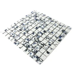 Mosaikfliesen Keramik Strawberry Weiss Blau 9 Mosaikfliesen Keramik Strawberry Weiss Blau -Mosafil Shop mosaikfliesen keramik strawberry weiss blau 3 88