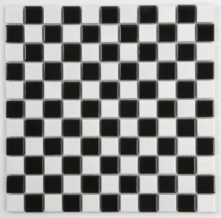 Mosaikfliesen Keramik Yona Schwarz Schachbrett Glänzend -Mosafil Shop mosaikfliesen keramik yona schwarz schachbrett glaenzend 3 64