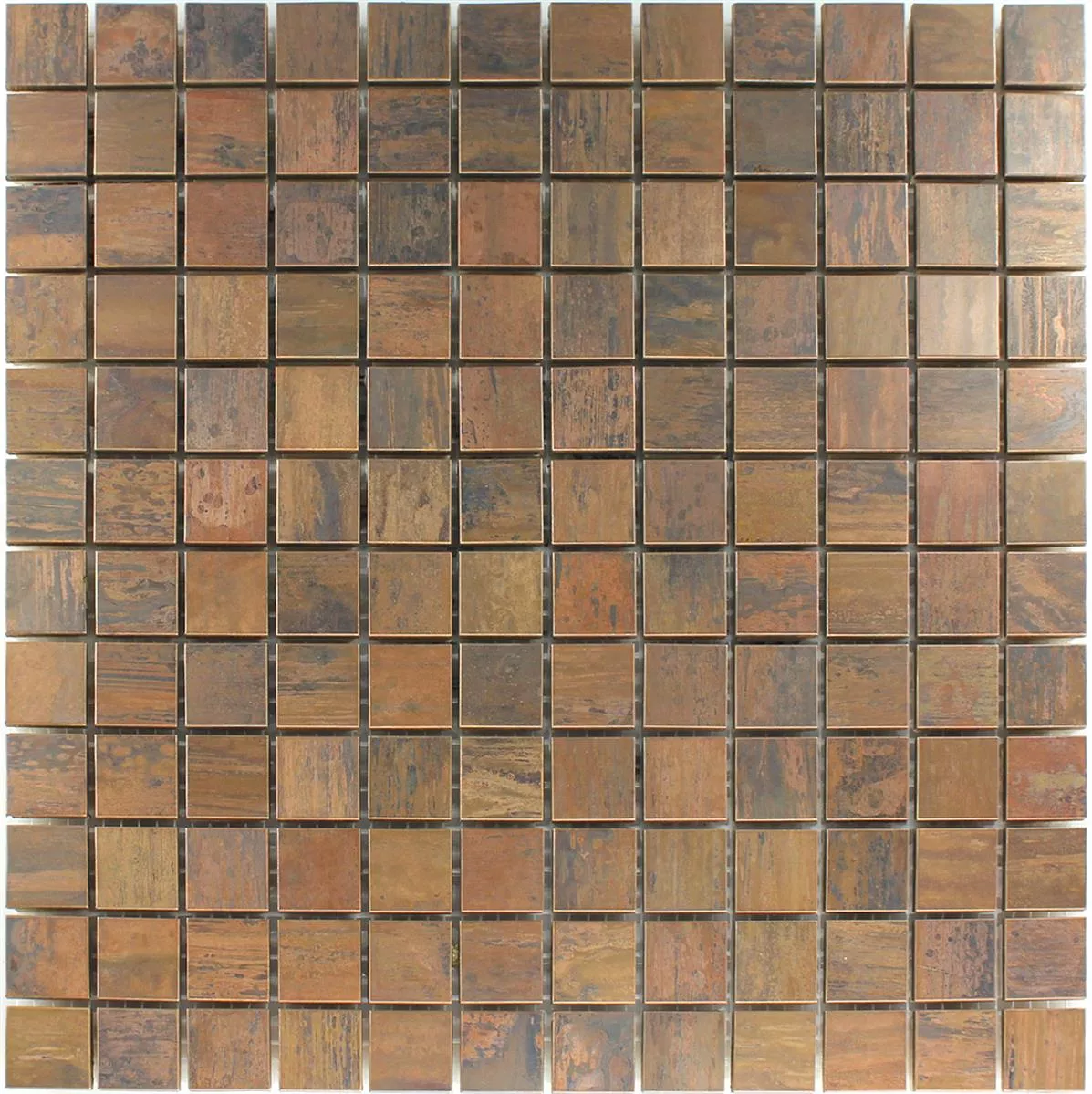 Mosaikfliesen Kupfer Design 23x23x8mm 6 Mosaikfliesen Kupfer Design 23x23x8mm – Bild 4