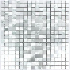 Mosaikfliesen Lissabon Aluminium Glas Mix Silber 9 Mosaikfliesen Lissabon Aluminium Glas Mix Silber -Mosafil Shop mosaikfliesen lissabon aluminium glas mix silber 4 66